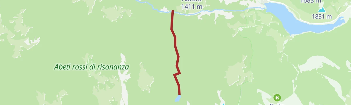 Route map: Rio delle Laste G3